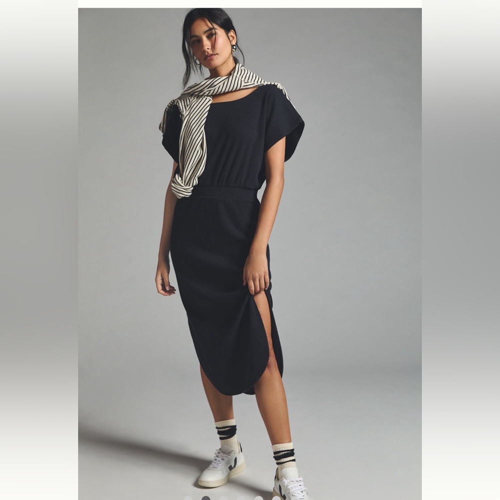 Daily practice by Anthropologie sz PM NWOT black dress